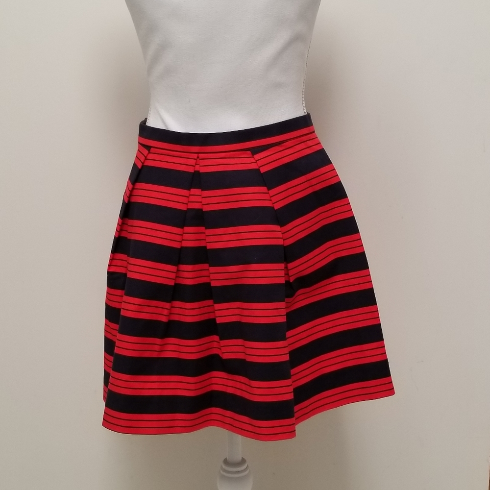GAP Red & Navy mini skirt